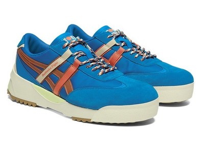 1183A604-401 Onitsuka Tiger Delegation EX Directoire Blue Vermilion Tomato