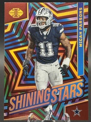 2024 Panini Illusions Shining Stars Micah Parsons #20 Red /99, Cowboys