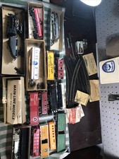 Lot Of Vintage Trains  Accessories Most Trains Work Some Need Small Repair