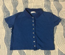Fifth Parallel Threads Cropped Polo Shirt S B...