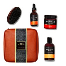 Bath Body Works Men's Collection Four-Piece Beard Grooming Kit GIFT SET