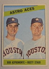 1966 Topps - Rusty Staub, Bob Aspromonte #273