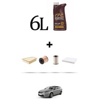 Hoffcar Set Service 4 Filter Und 6L ÖL FüR Ford Mondeo IV 2.0 Tdci 85Kw Von