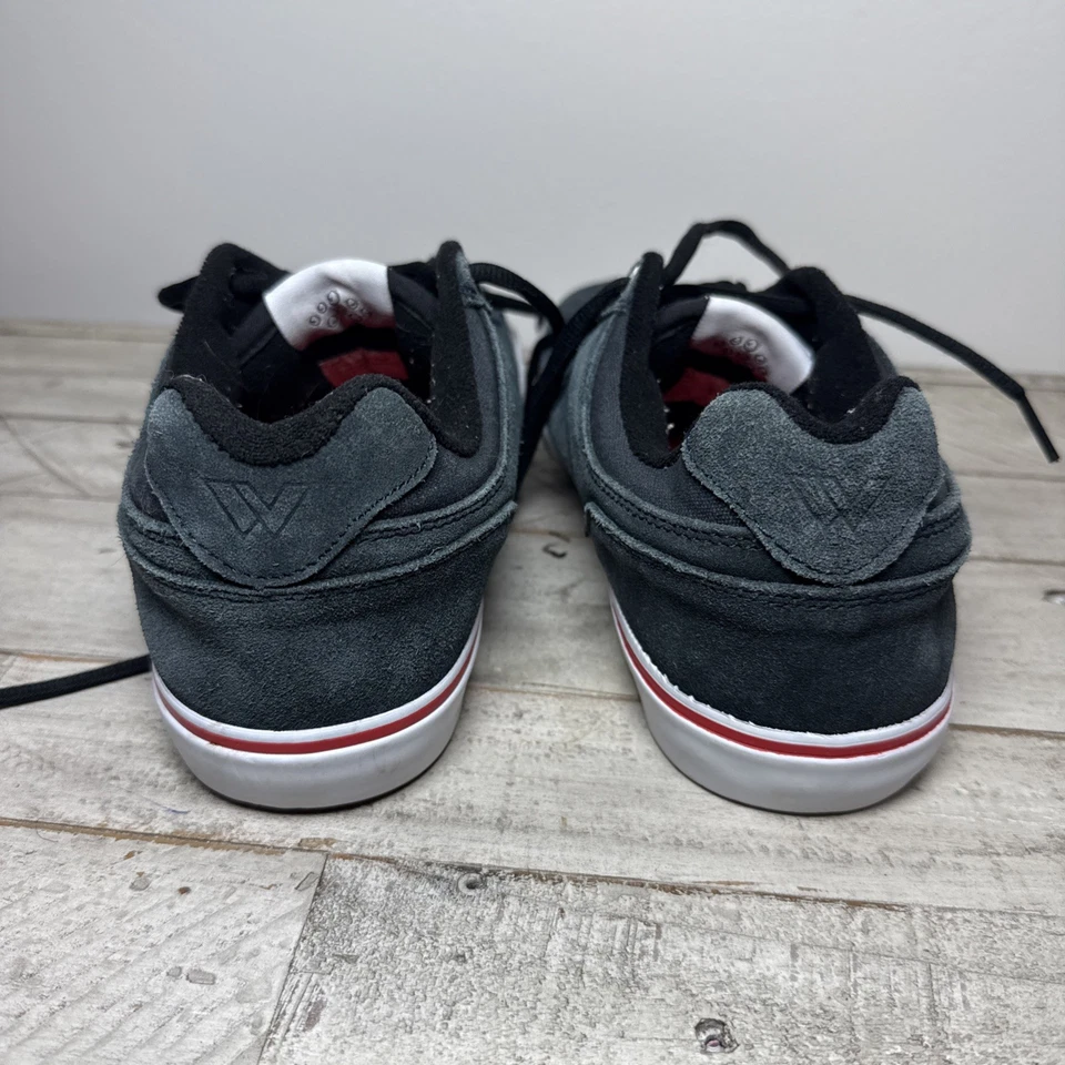 Shaun Blanco Azul Zapatos de Patinador Gamuza Cuero Tenis Talla 10 EE. UU. Foto 4 de 4