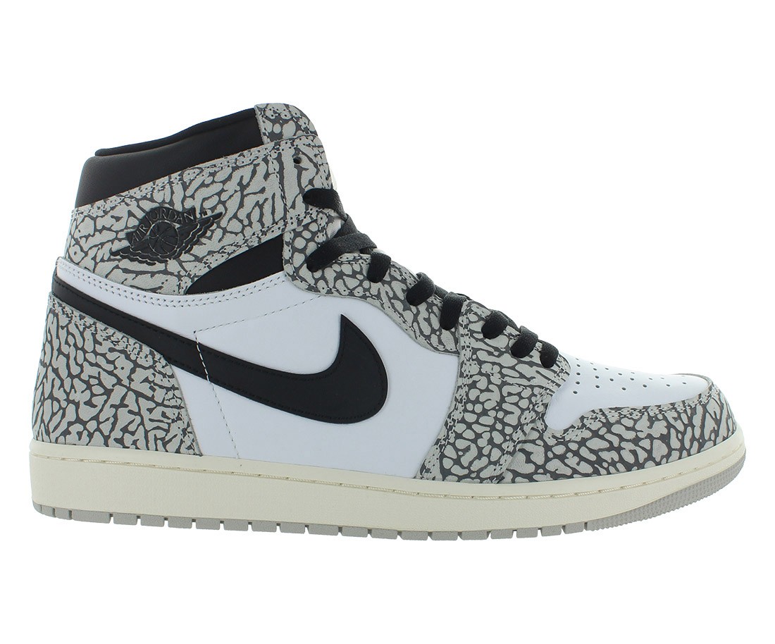 Size 12 - Air Jordan 1 Retro OG High White Cement for sale