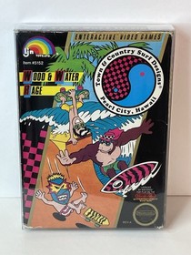T&C Surf Designs: Wood & Water Rage (Nintendo NES, 1988) Box Cleaned Tested