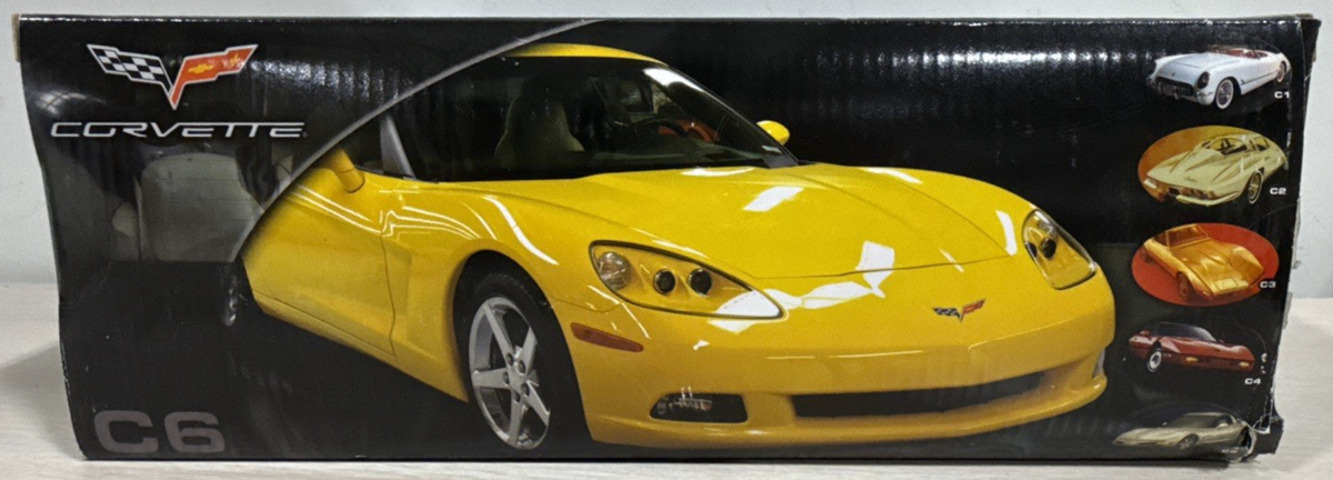 HOT WHEELS METAL COLLECTION 1/18 Scale Silver C6 Corvette NEW