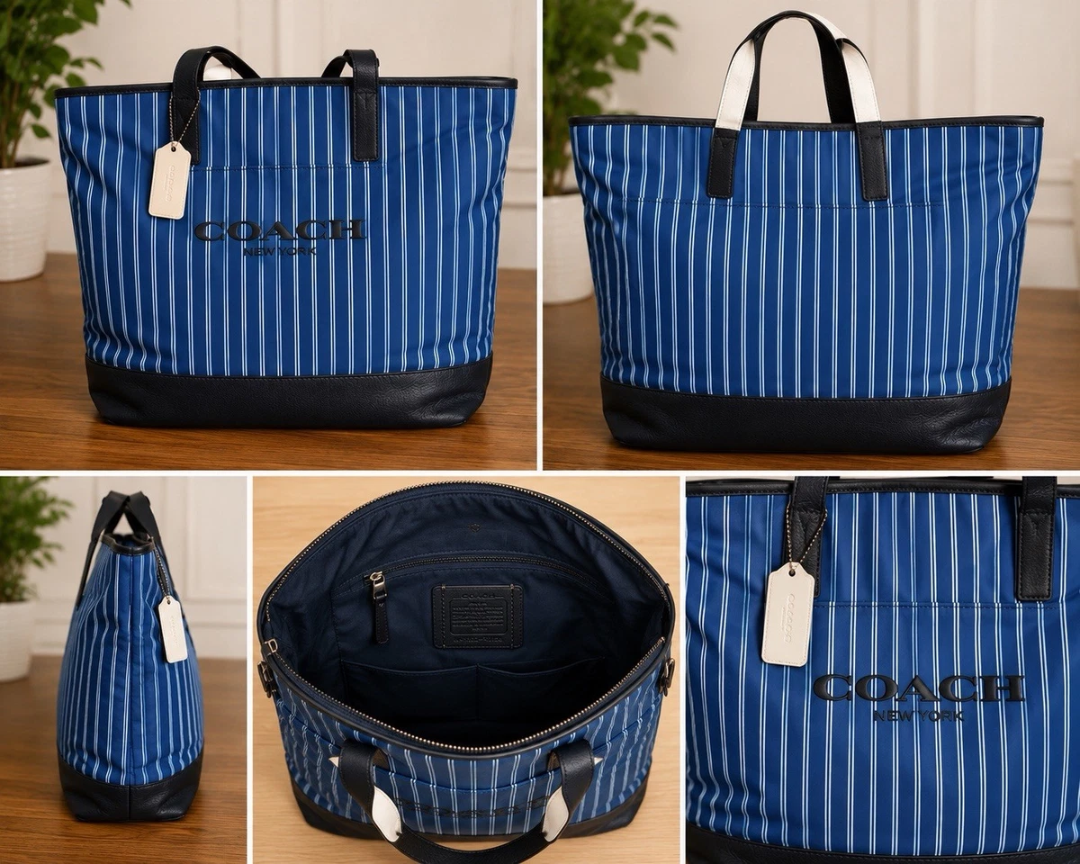 Coach Tote Blue Bags for Men for sale | eBay