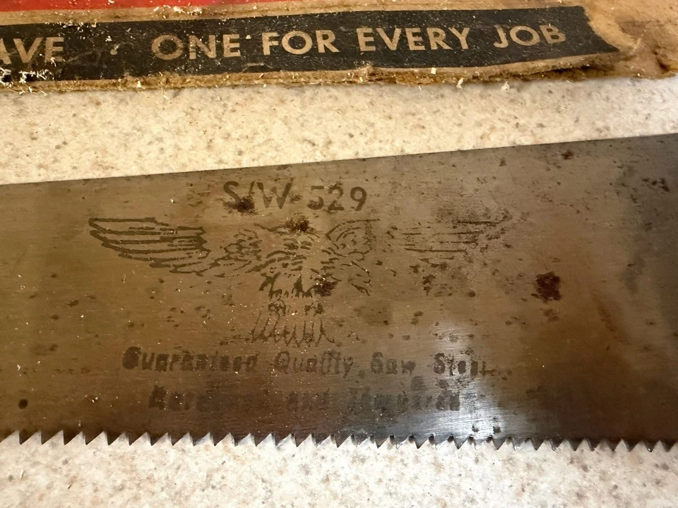 Vintage Saw Lot – Mixed Hand Saws, Blades & Craftsman Coping Saw – As-Is - Image 2 of 4