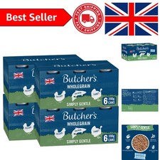 Simply Gentle Wholegrain Wet Dog Food Variety Pack, 24 x 390g - Nutritious & ... 3.85 per kilo