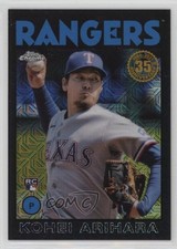 2021 Update Silver Pack 1986 Topps Chrome Baseball Black /199 Kohei Arihara 1s07