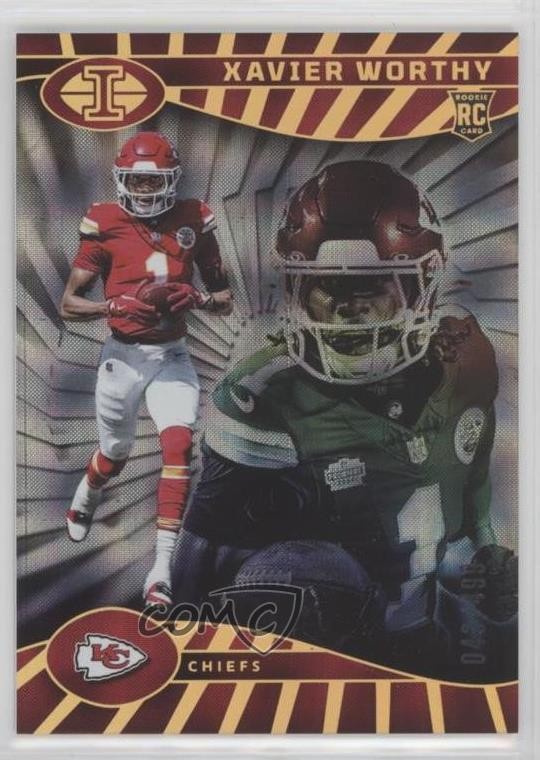 2024 Illusions Trophy Collection Mirrored /499 Xavier Worthy #45 Rookie RC 07zl