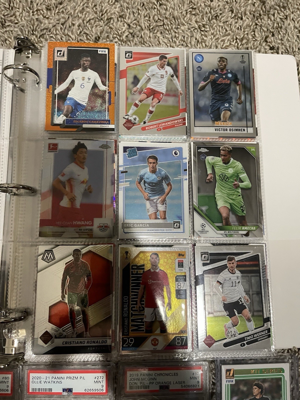HUGE Soccer Card Lot PSA BGS SGC Autos RC Patch Rookie Numbered Messi Ronaldo view 11
