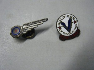 WWII Packard War Worker Award Pin Lot