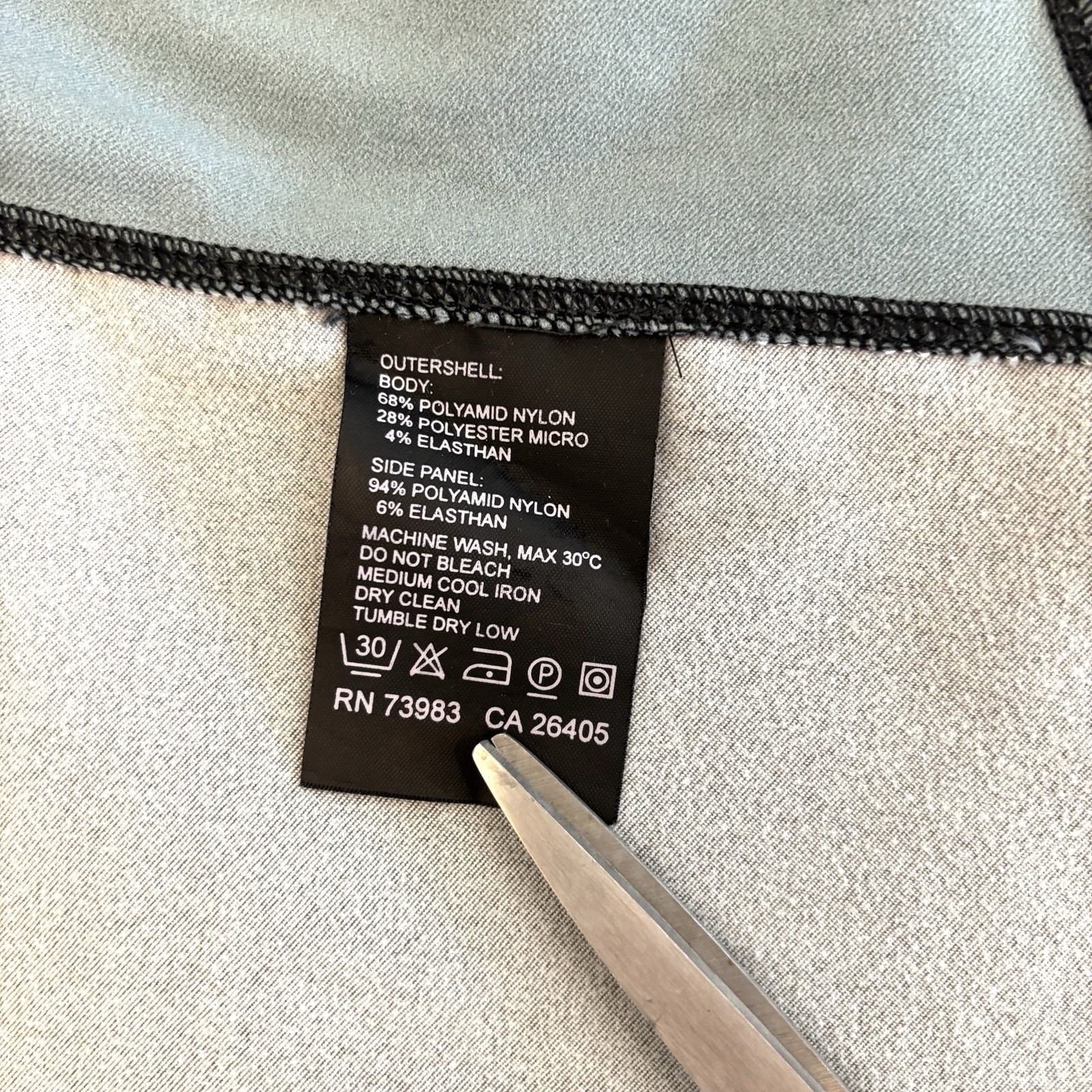 Helly Hansen soft shell full zip jacket gray blue… - image 7