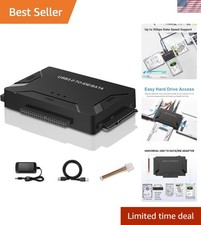 Hard Drive Reader, USB 3.0 to IDE and SATA Adapter External Hard DriveConvert...