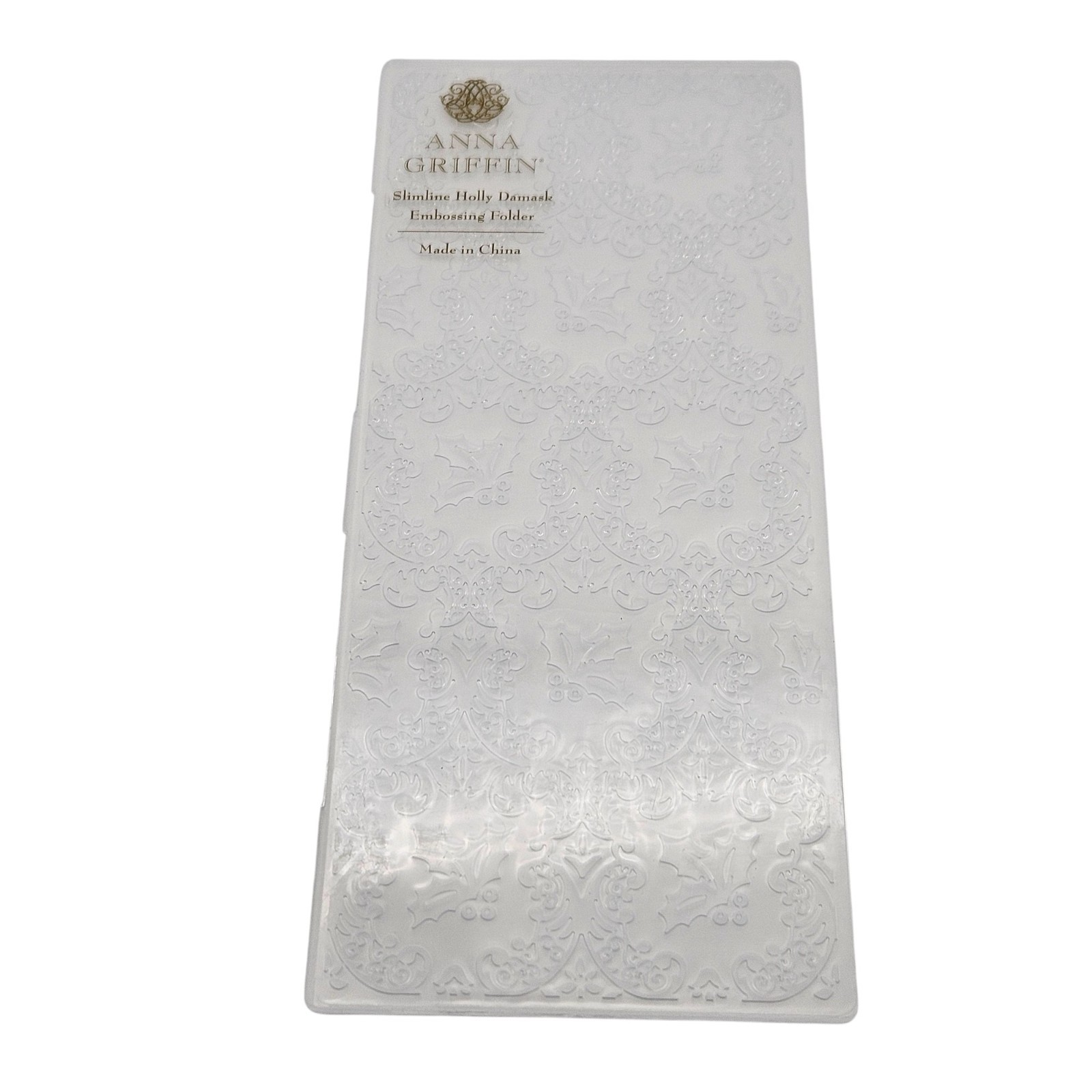 Anna Griffin Slimline Christmas Embossing Folders Lot of 4