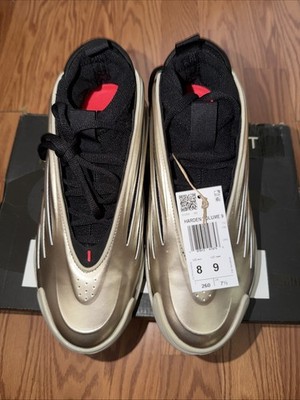 Adidas Harden Volume 9 Cyber Metallic Black Basketball JR2506 Mens Size 7 NWT Adidas Harden Volume 9 Cyber Metallic Black Basketball  main image 4