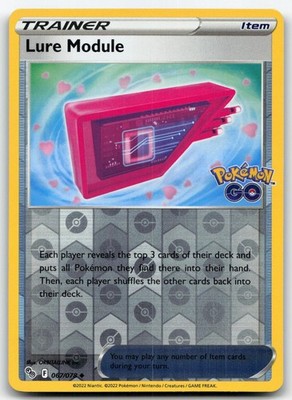 Lure Module 067/078 Uncommon Pokemon GO Pokemon Reverse Holo Near Mint