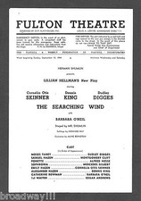 Dennis King "THE SEARCHING WIND" Montgomery Clift 1944 Stage Relief Fund Benefit