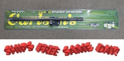 Carlson's Benelli Nova/SuperNova 12ga Barrel 18.5'' Cylinder Choke # 87014