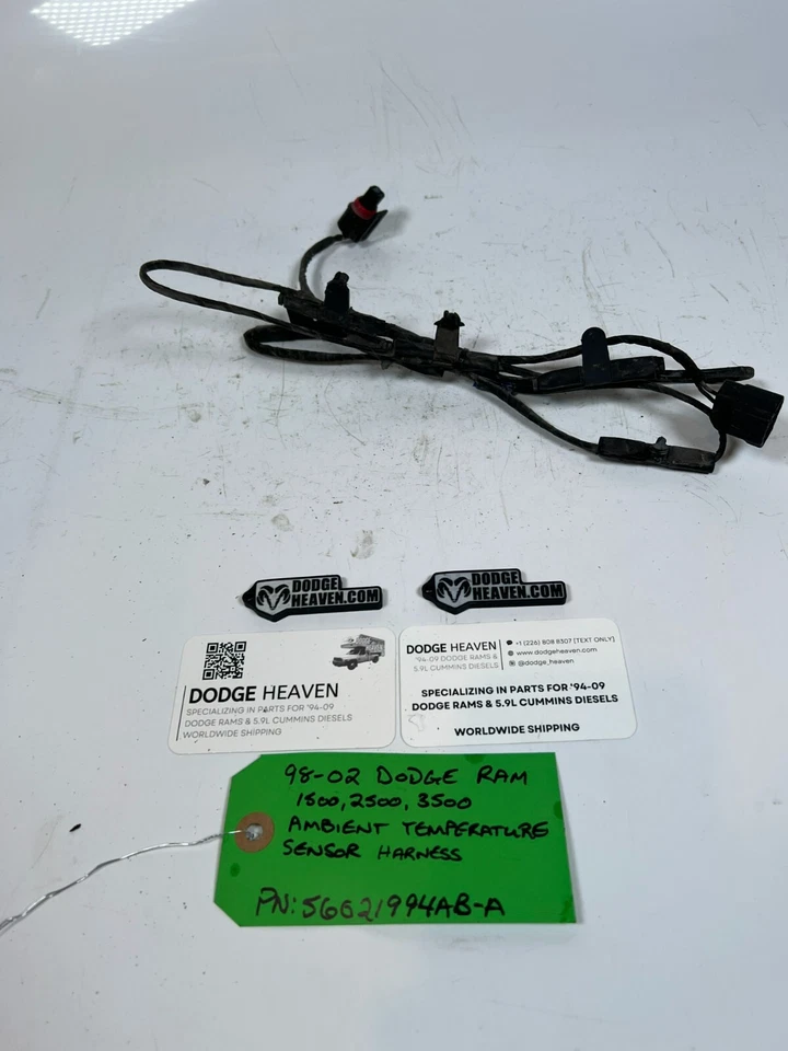 OEM 1994-2002 Dodge Ram 1500-3500 Ambient Temperature Sensor Harness 56021994AB - Image 3 of 4