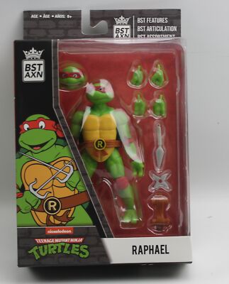 TMNT Raphael Action Figure Teenage Mutant Ninja Turtles BST AXN 