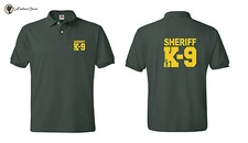 Deputy Sheriff K-9 unit Law Enforcement Mens Polos Tees S-5XL
