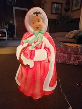 Vintage Santa’s Best Mrs. Claus Blow Mold