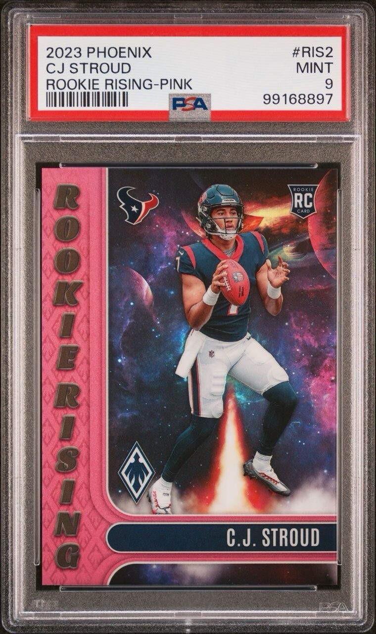 2023 Panini Phoenix - Rookie Rising Pink #RIS2 C.J. Stroud /175 (RC)