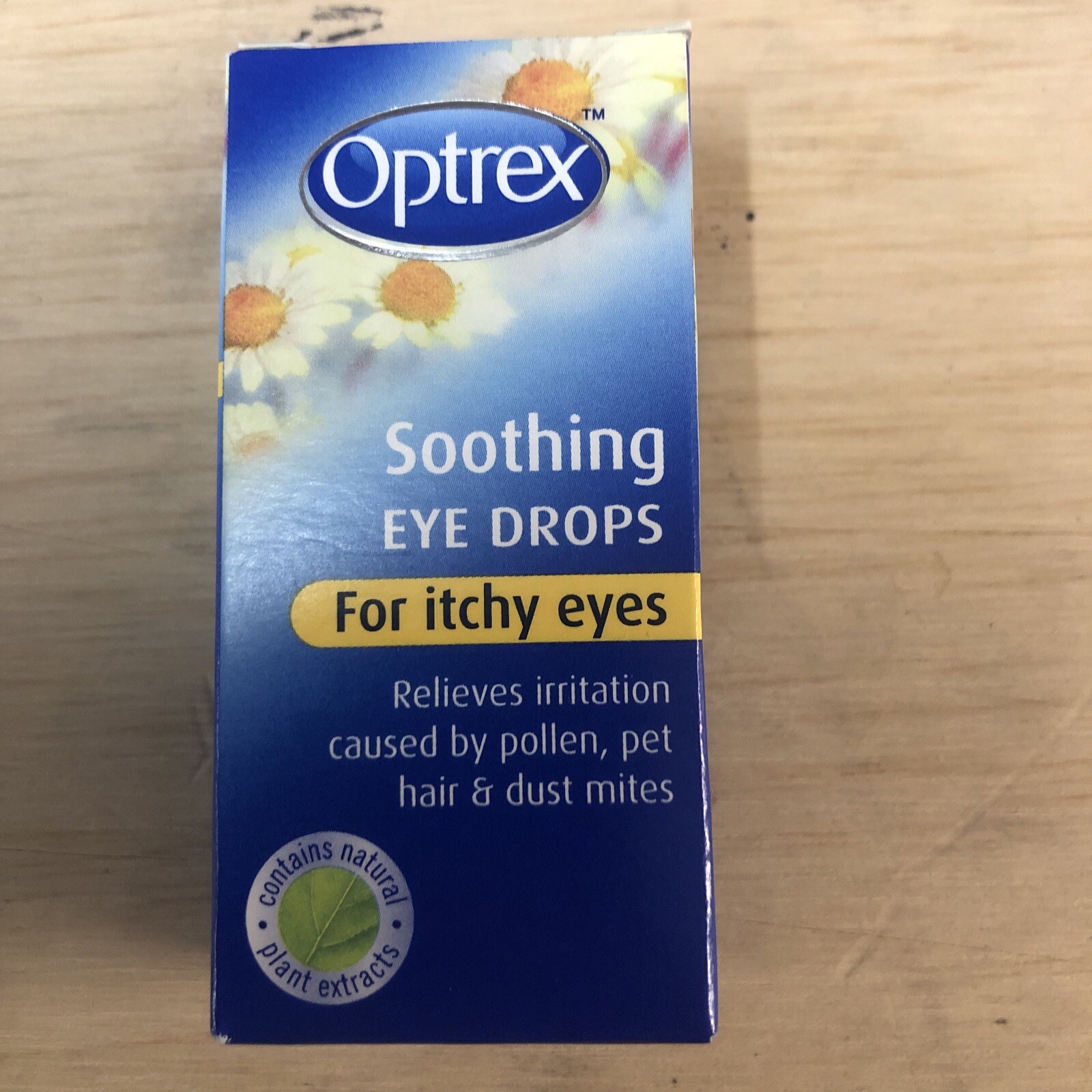 Optrex Soothing Eye Drops-Itchy Eyes Pollen HayFever Relieves Irritation-10ml