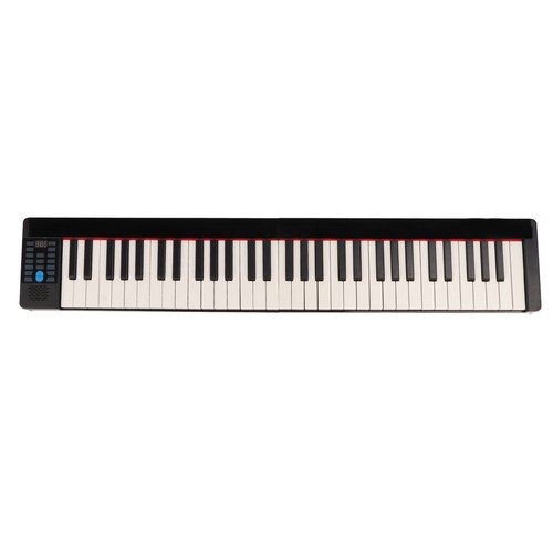 Foldable Digital Piano 61 Keys Full Size Smart BT MIDI Portable Electric Pia