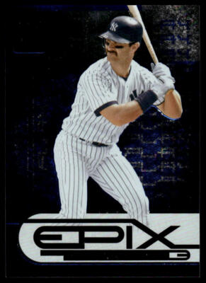 2005 Donruss Zenith #E-21 Don Mattingly Epix Play Blue #/500