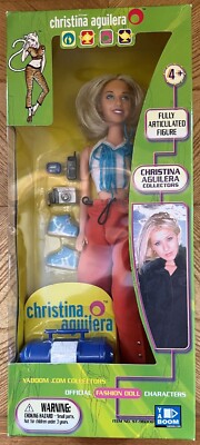 Christina Aguilera Collectors Fashion Doll 1999 YaBoom NIB Model ST-96000