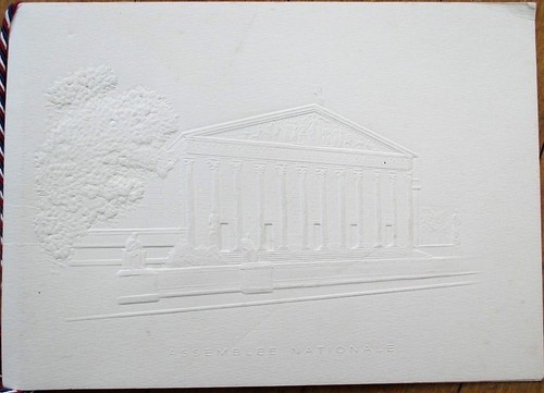 Menu-2009 Conference Presidents of European Union Parlements-Assemblee Nationale - 第 1/1 張圖片