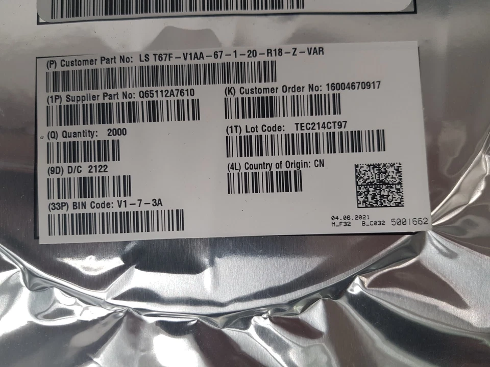 OSRAM TOPLED RED CLEAR 2PLCC SMD 2000 Stück (0,084 €/Stück) _0,7_3 - Bild 2 von 4