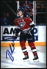 Brandon Carlo Autographed 4x6 Color Photo Tri-City Americans#36