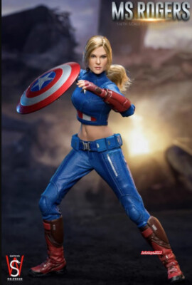 SWTOYS FS049 1/6 MS.Rogers Helmet Female 12'' Action Figure Collectible Doll Toy