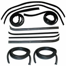Window Channel & Felt Sweep Belt & Door Seal Kit for 73-79 Ford Pickup Truck 10p