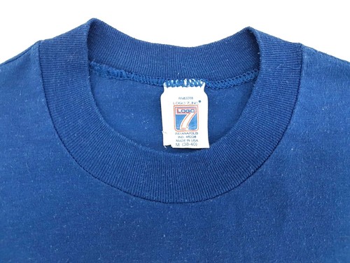 T-shirt vintage New York Mets logo 7 blu taglia M adulto punto singolo - Foto 5 di 10