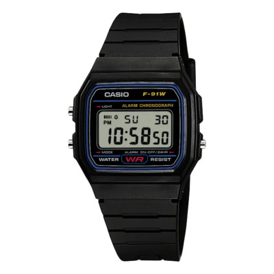 CASIO G-SHOCK THE ORIGIN Skeleton - F-91W-1YEG - Armbanduhr