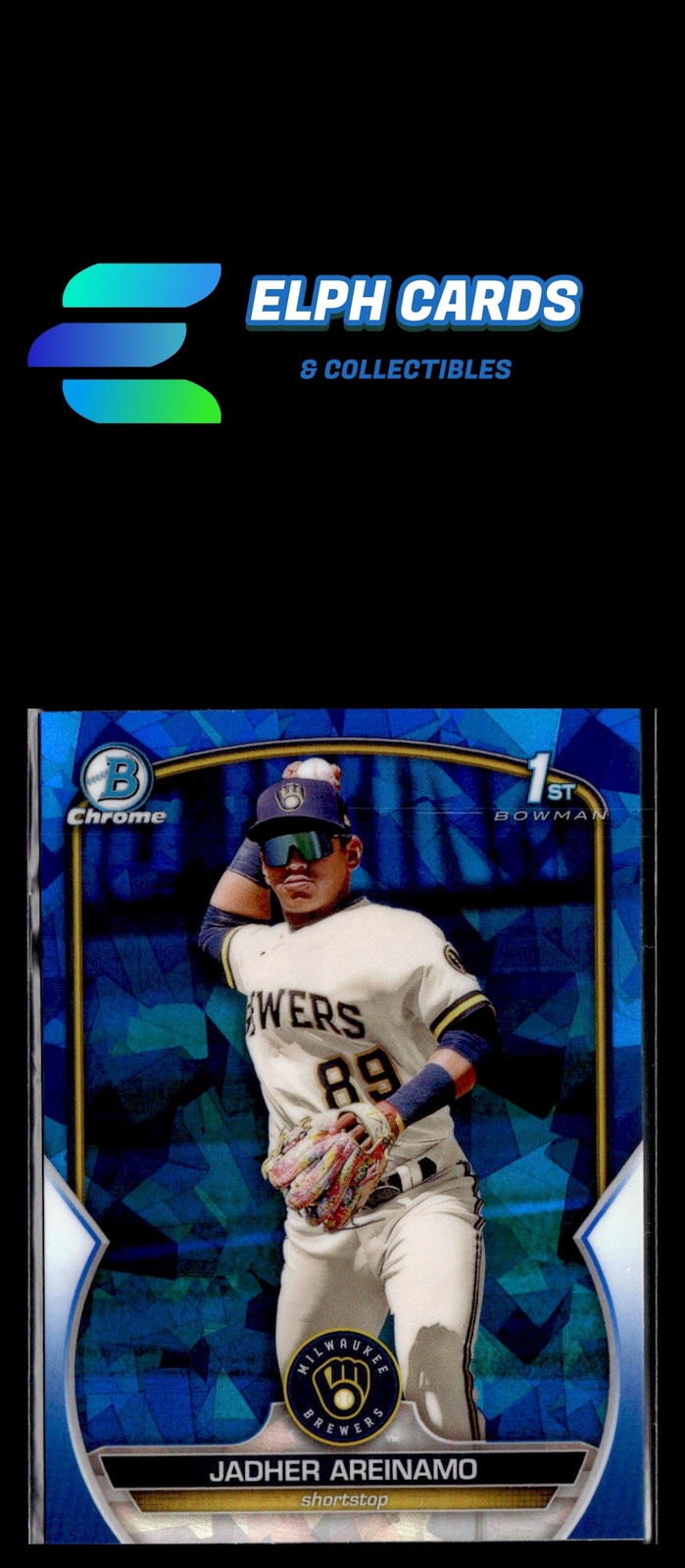 2023 Bowman Chrome Sapphire Edition #BCP-206 Jadher Areinamo Prospects