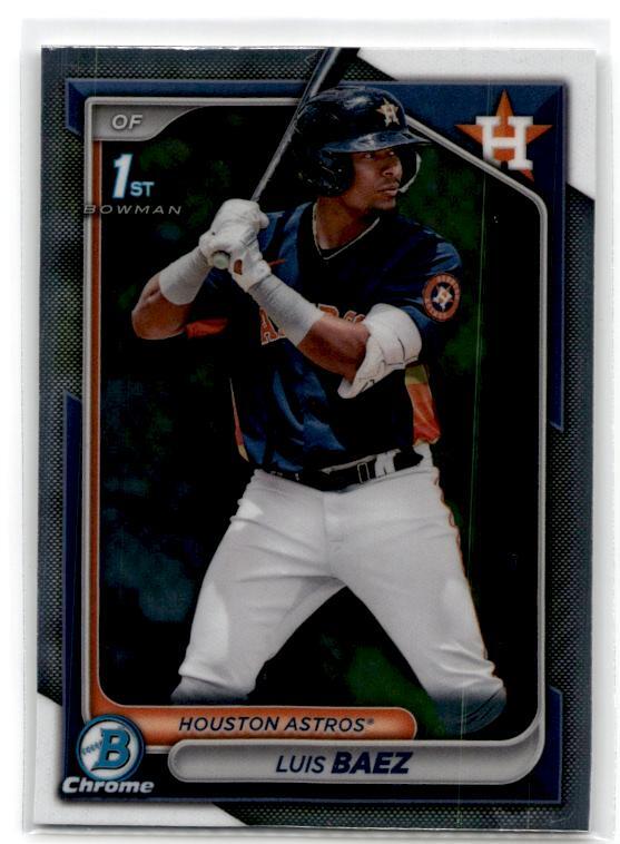 2024 Bowman #BCP-66 Luis Baez Chrome Prospects Houston Astros