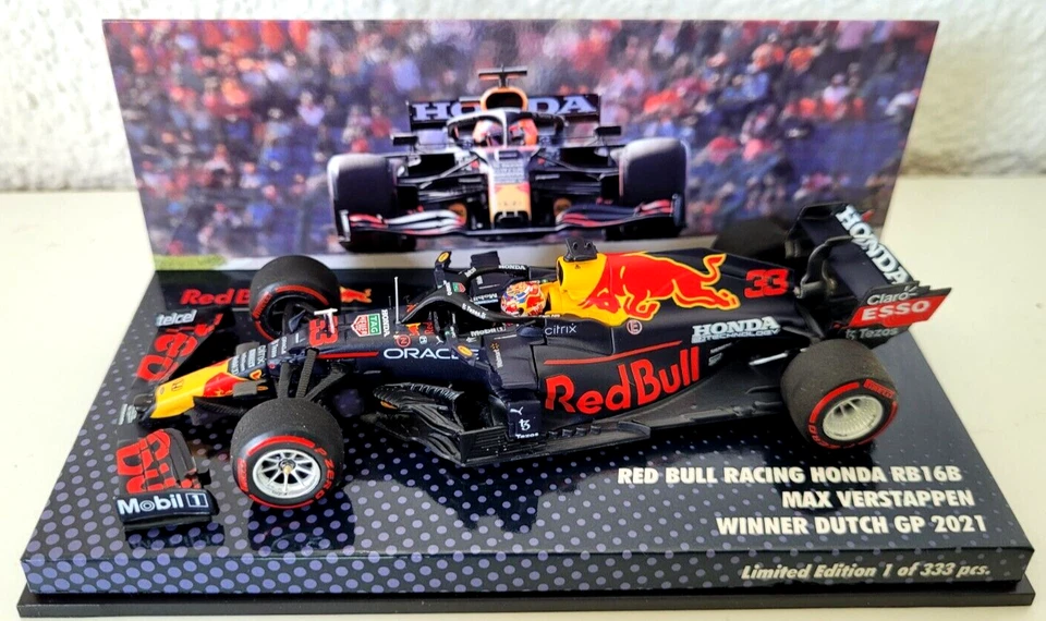 MINICHAMPS  1:43  M. VERSTAPPEN   RB HONDA RB16B  WINNER DUTCH GP. 2021 333 pcs. - Bild 1 von 3