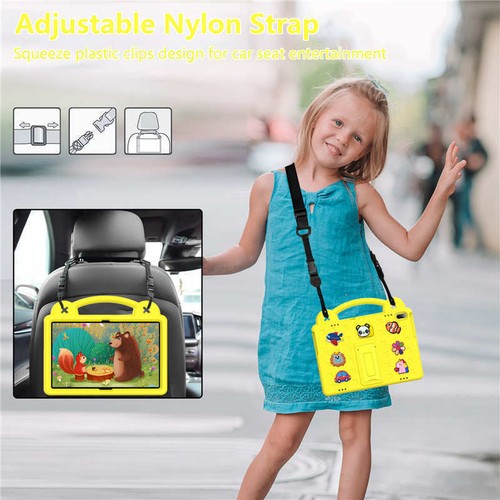 Für iPad 7 8 9 10 11. Mini Air Pro 2025 Kind Stoßfest Griff Ständer Hülle Cover - Bild 9 von 84