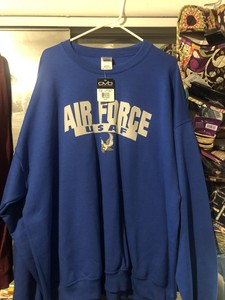 Air Force arqueado Azul Gola Careca logotipo Airforce Moletom U.s pulôver Força Aérea dos Estados Unidos Eua | eBay