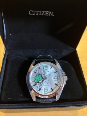 CITIZEN MARVEL collaboration watch Hulk model Character Goods