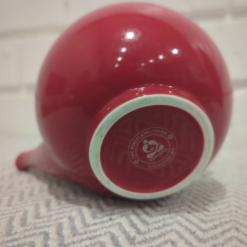 Teavana Tea House Collection Red 24 oz Teapot Round Fine Porcelain - Picture 12 of 13