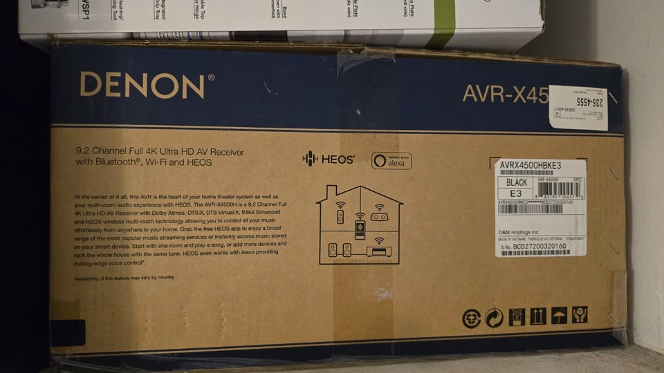 Denon AVR-X4500H 9.2-Channel A/V Receiver - Excellent Condition! - Image 4 of 4