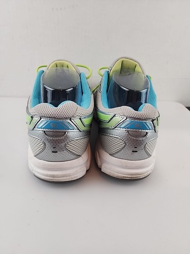 Asics Women's T475Q Gel 2 Running Shoe Size 9.5 Silver/blue - Picture 4 of 8
